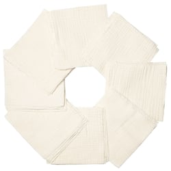Set 50 carrés gaze de coton – Coupons patchwork couture créative DIY