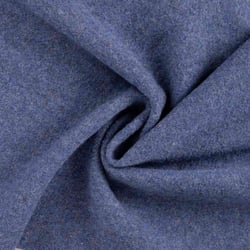 Tissu Laine bouillie  Isolde uni Bleu lavande