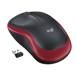Souris sans fil - Logitech - M185 - Technologie optique - Rouge