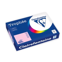 Ramette de papier CLAIREFONTAINE - 250 feuilles - Rose - A4 - 160g