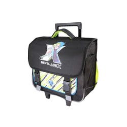 Cartable à roulettes 38 cm - Beyblade X - Noir et vert - Garçon, 2 compartiments