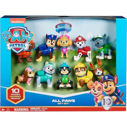 Coffret 10 figurines pat patrouille : marcus chase stella ruben liberty rex tracker zuma rocky everest - spin master 20139040