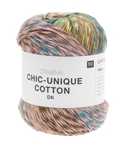 Pelote de coton Creative Chic-Unique Cotton DK 100g de Rico Design : L’alliance parfaite de la créativité et de la légèreté 05 Ethno