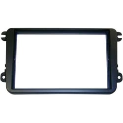 Façade autoradio double DIN VW Caddy Golf V Touran - Anthracite 2 DIN