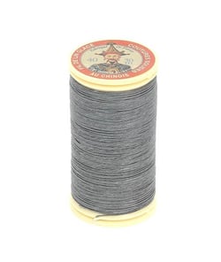 Fil lin glacé 30 m – Fil au Chinois – N° 40 – Fil de lin retors, lisse, résistant 155 Gris Foncé