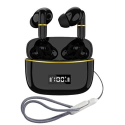 Ecouteurs Bluetooth Sans Fil Charge Rapide Son Immersif Compatibles iOS Android Noir YONIS