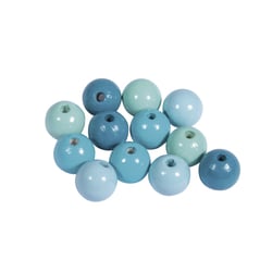 Perles en bois 12mm Assortiment