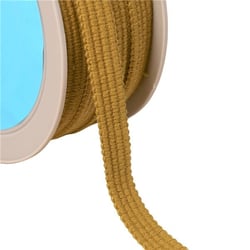 Bobine 20m Galon quatre cordons 15mm beige/marron clair