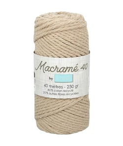 Bobine de fil Macrame Cord 40 - Trimits Marron
