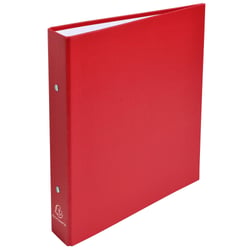 Classeur rembordé prolypropylène 2 anneaux 30mm - A5 - Rouge - x 20 - Exacompta