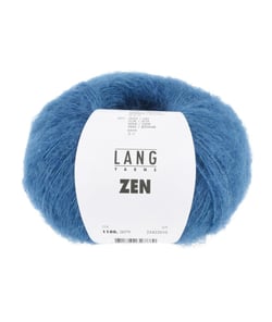 Pelote de Laine, Alpaga et Soie à tricoter ZEN - 25GR - Lang Yarns 0079 Bleu