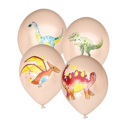 Ballon Ø 30cm - lot de 8 - dinosaures