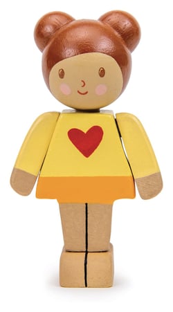 Poupées Une Famille - Fille Caramel - Tender Leaf - 5 x 3 x 9 cm