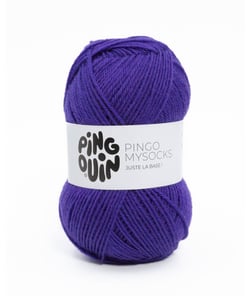 Fil spécial chaussette à tricoter PINGO MYSOCKS - Pingouin Violet