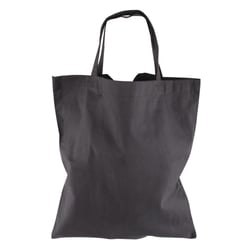 Sac en coton, non imprimé, gris ardoise, 38x42cm, 1 pce.