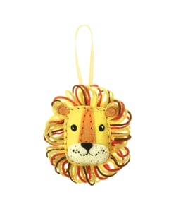 Mini Kit Feutrine Lion - 10 x 11 cm - Trimits Multicolore