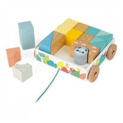 Chariot de cubes a promener pure - Jura Toys