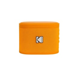 KODAK Soundbrix - Enceinte Bluetooth Magnétique avec Mécanisme de Docking, Sans Fil, Connectez jusqu'à 100 Enceintes, Autonomie de 3h, Charge Type-C, Puissance 5W RMS - Orange