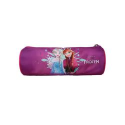Trousse ronde Disney Frozen – Rose/Violet – LA REINE DES NEIGES – 1 compartiment
