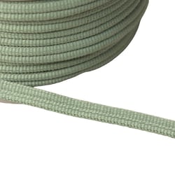 Double cordon 9mm vert amande au mètre