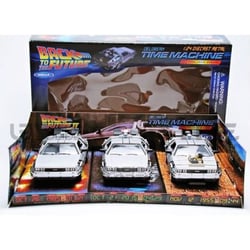 Voiture Miniature de Collection - WELLY - DE LOREAN - 1/24 - Coffret - Silver