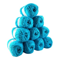 Lot de 10 pelotes Azurite Turquoise - 100% Acrylique - 50g/140m - Distrifil