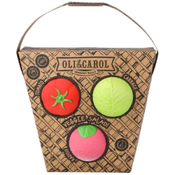 Set de 3 Balles sensorielles, de dentition et jouet de bain Veggie Salad Oli & Carol