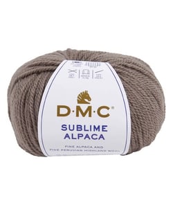 Pelote de Laine et Alpaga Sublime Alpaca - DMC : Luxe et Douceur pour l'Hiver 112 Marron