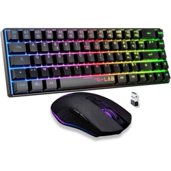 Pack Gamer THE G-LAB - COMBO HYDRO - Plastique - Noir - 40,2 x 4,5 x 16 cm