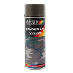 Spray de peinture de camouflage - vert olive - Motip