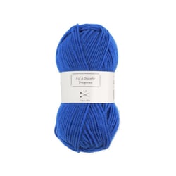 Pelote de fil à tricoter - bleu électrique - Fil de 85m - compatible avec aiguille 3,5mm