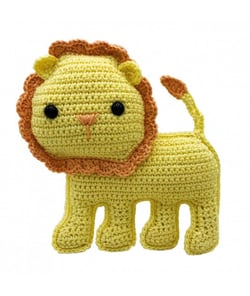 Kit Crochet Luca le lion - Amigurumi Hardicraft Jaune