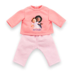 Pyjama Rose 2 pièces pour poupée ma Corolle