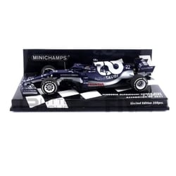 Voiture Miniature de Collection - MINICHAMPS 1/43 - ALPHA TAURI AT02 - Azerbaijan GP 2021 - Noir/Blanc