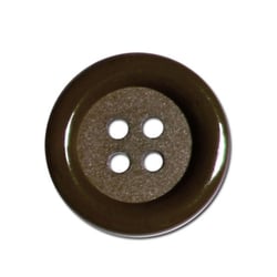 Lot de 6 boutons Clown couleur Marron 38mm