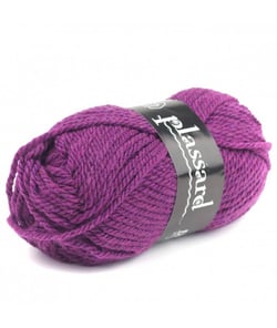 Pelote de laine à tricoter DATCHA - Plassard 606 Violet