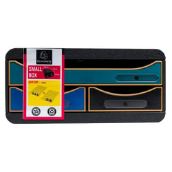 Module de classement Small Box 3 tiroirs Neo Deco - Couleurs assorties - Exacompta