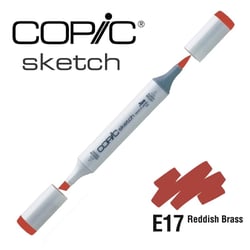 Copic - Marqueur à l'alcool Copic Sketch E17 Reddish Brass
