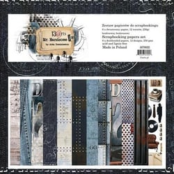 8 papiers scrapbooking 30 x 30 cm 13@rts MR. HANSDOME