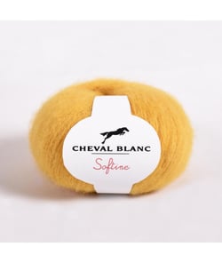 Fil à tricoter SOFTINE - Cheval Blanc Jaune (204 - MIEL)