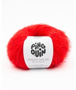 Pelote de laine à tricoter PINGO SALSA - Pingouin Rouge
