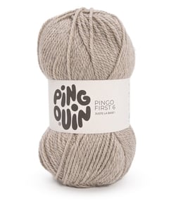 Pelote à Tricoter PINGO FIRST 6 - 100 g - Pingouin : Douceur, Polyvalence et Petit Prix Lin Marron