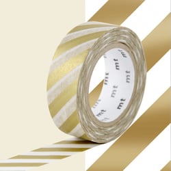 Masking Tape - Masking Tape MT rayures or - stripe gold