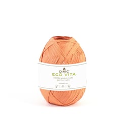 DMC - Raphia Eco Vita Raffia 50g Tricot Crochet Tissage Macramé Col. 010 orange