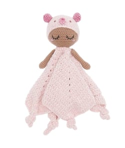 Kit Ricorumi Baby Blankies – Porcelet à crocheter - Doudou à faire soi-même - Rico Design Rose
