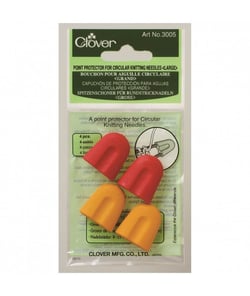 Bouchons grands pour aiguilles circulaires - Clover Multicolore