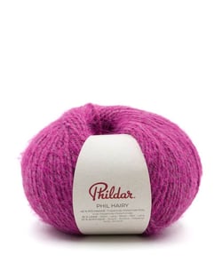 Phil Hairy – Pelote fil poilu duveteux Phildar 100 g Violette