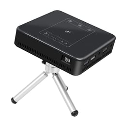 Mini Vidéoprojecteur Bluetooth Android 7.1.2 2 Go + 16 Go Sans Fil HDMI Noir