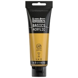Peinture Acrylique en tube or 118ml - Liquitex Basics