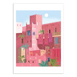 Affiche 30x40 cm - Kashbah - Petra Lizde